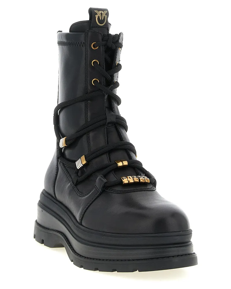 Pinko Eva Ankle Boot — Black Black