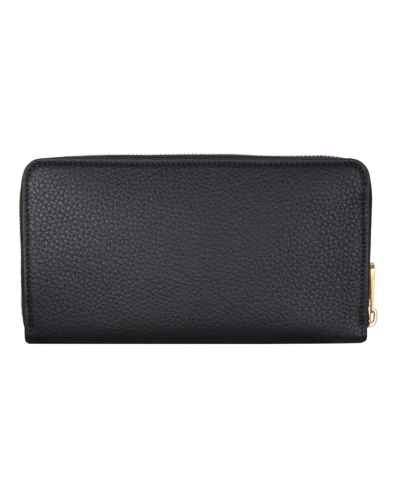 IL BISONTE Mediterranean Portfolio Wallet — Black Black