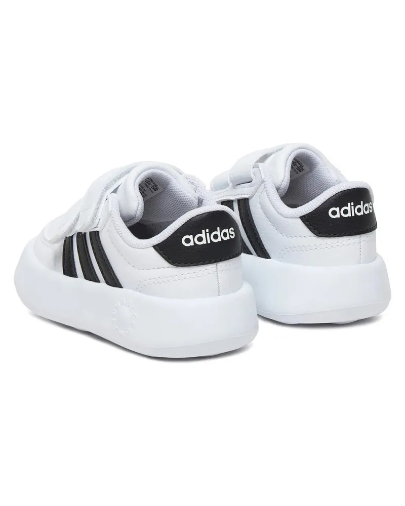adidas Leather & Synthetic Sneaker — White White