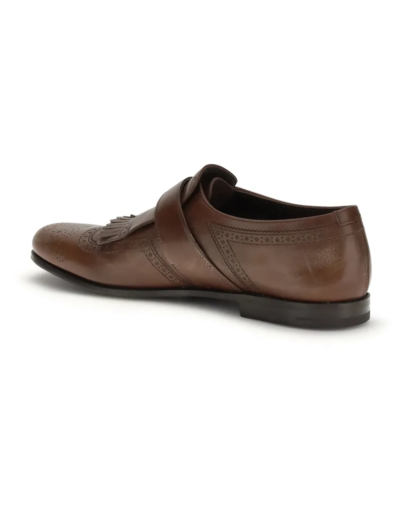 Church's Men's Loafers Shanghai Brown Suede Upper: Calf Brown