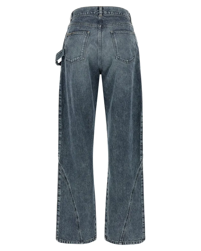J.W.Anderson Twisted Workwear Jeans — blue Blue