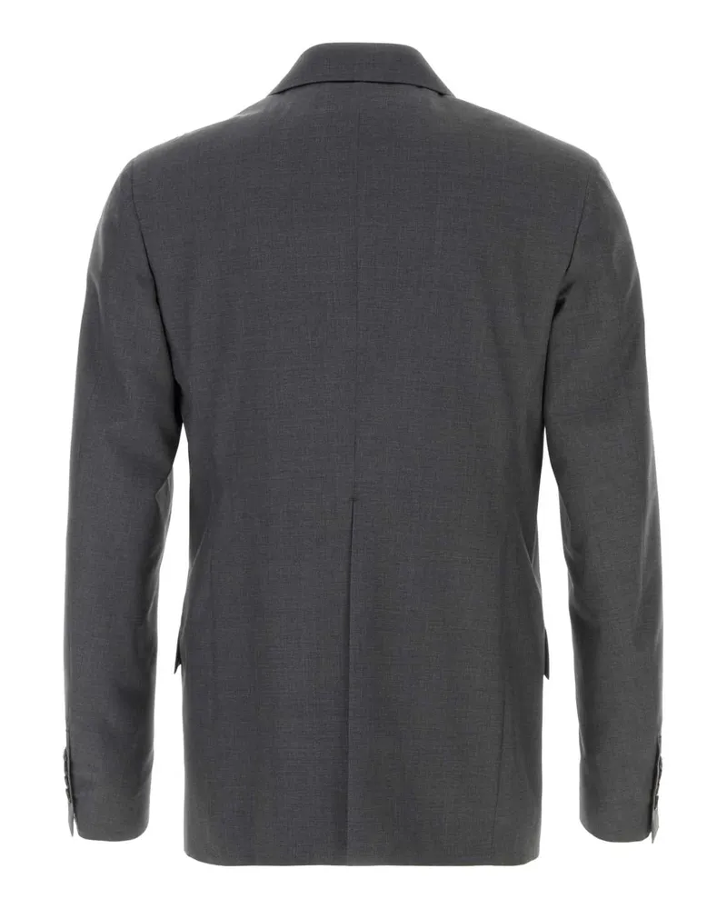 Jil Sander Men's Graphite Wool Blazer Stonegrey Giacche E Gilet Jacket Gray