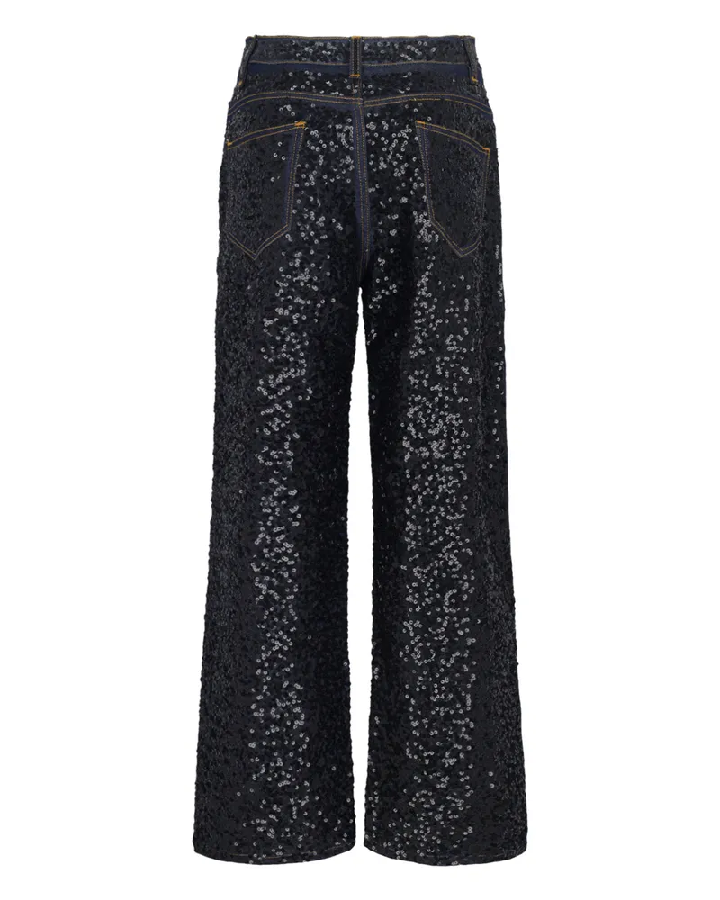 P.A.R.O.S.H. Women's Jeans Black Cotton Black