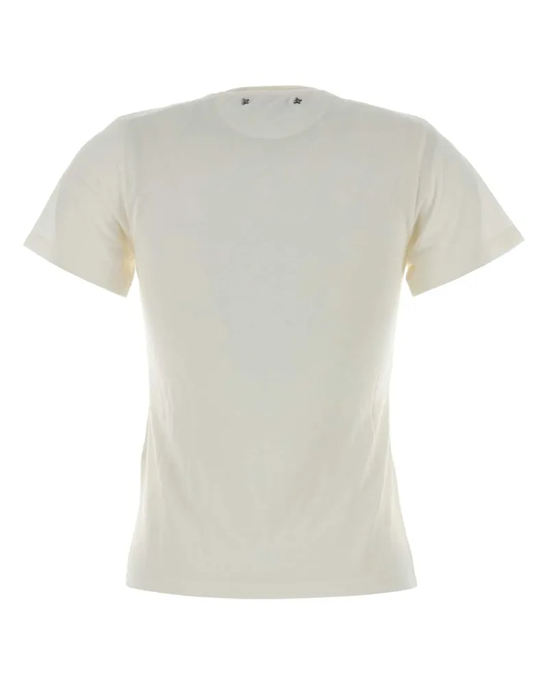 Golden Goose Women's White Viscose Blent T-Shirt Articwolf Polyamide White