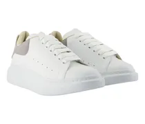 Men's Oversized Leather Sneaker White Calfskin