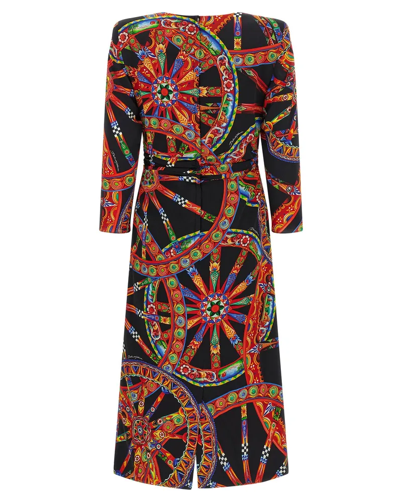 Dolce & Gabbana Carretto Dress — Black Black
