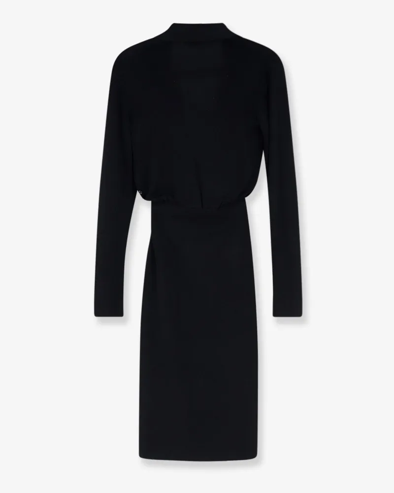 Elisabetta Franchi Women's Midi Dress Viscose Blend Black Black