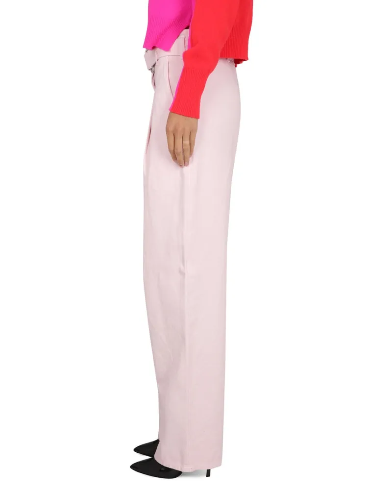 Philosophy Di Lorenzo Serafini Cotton Denim Jeans — Pink Pink