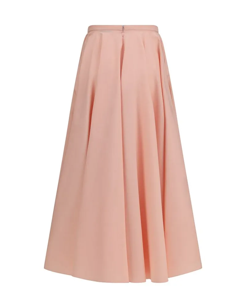 Givenchy Women's Multicolor Cotton Long Skirt Pink
