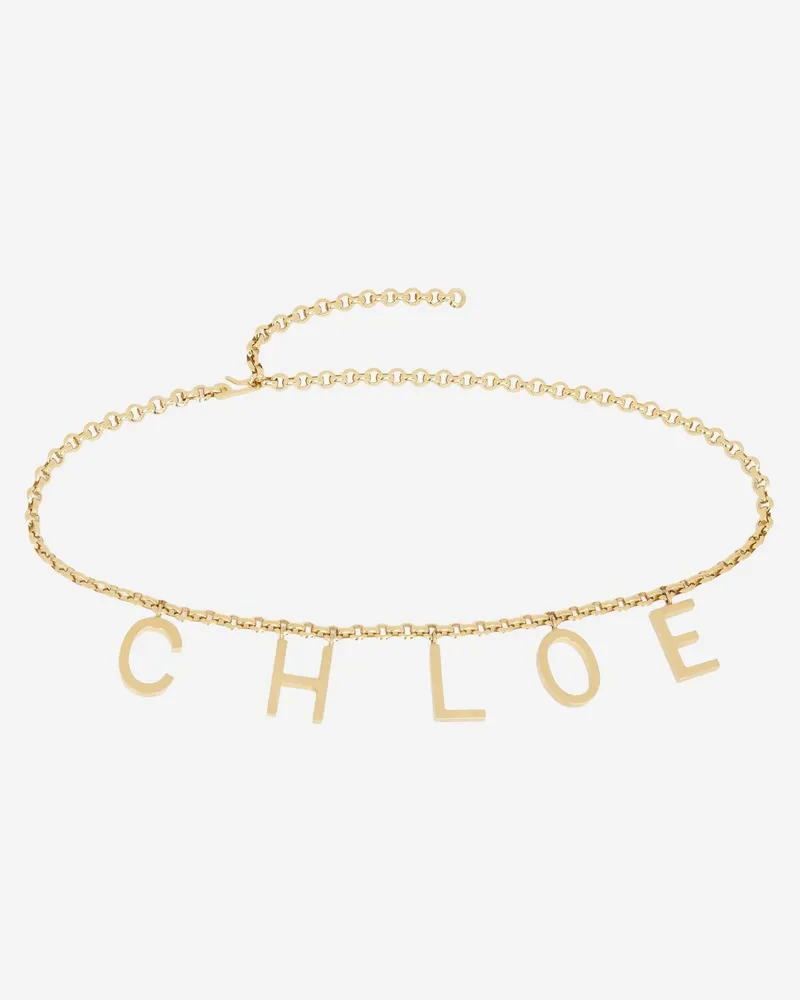 Chloé Women's Chain Belt Gold Brass Gold
