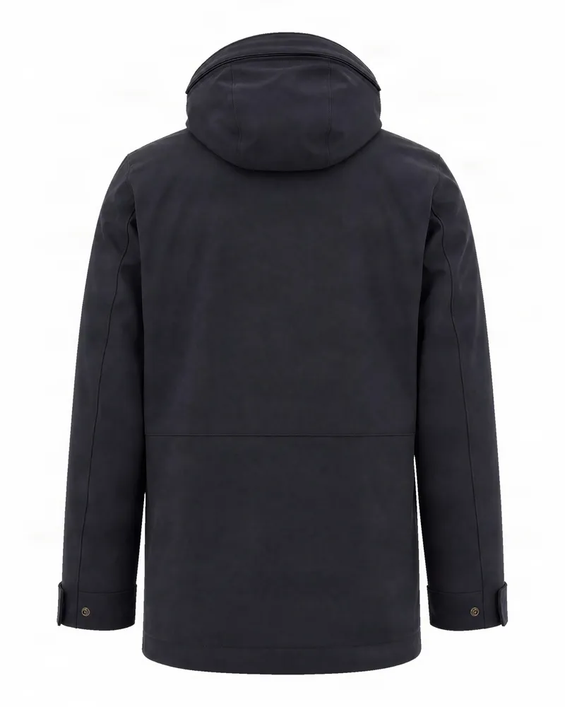 Woolrich Tech Softshell with Duck Down Insulation Parka — Blue Blue