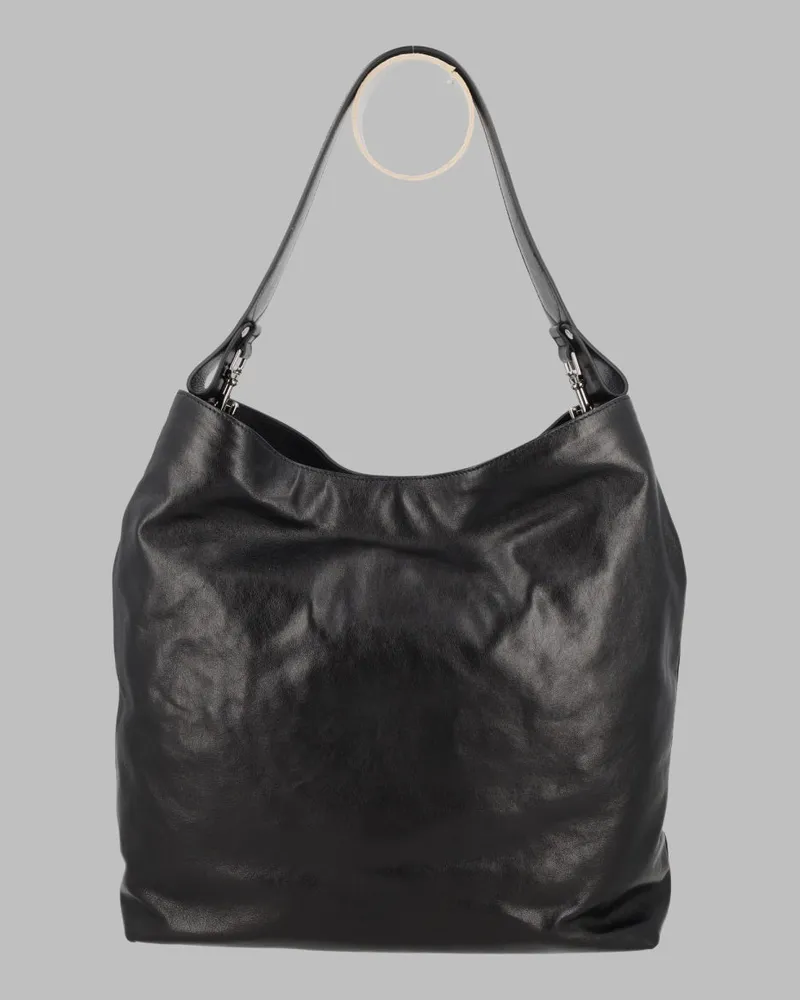 Vivienne Westwood Women's Shoulder Bag Lottie Large Leather Black Black