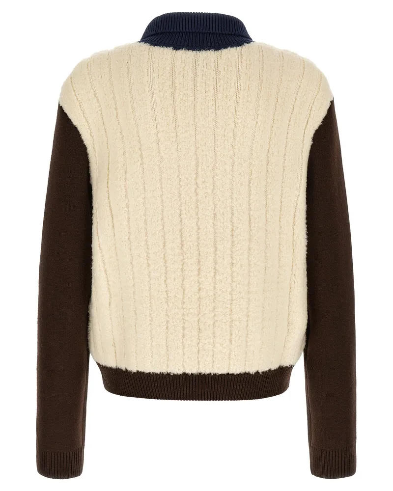 Casablanca Paris Café Culture Jacket — Cream Cream