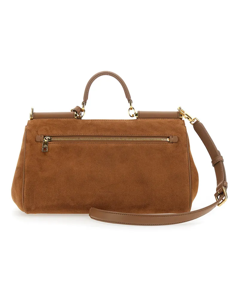Dolce & Gabbana My Sicily Shoulder Bag — Beige Beige