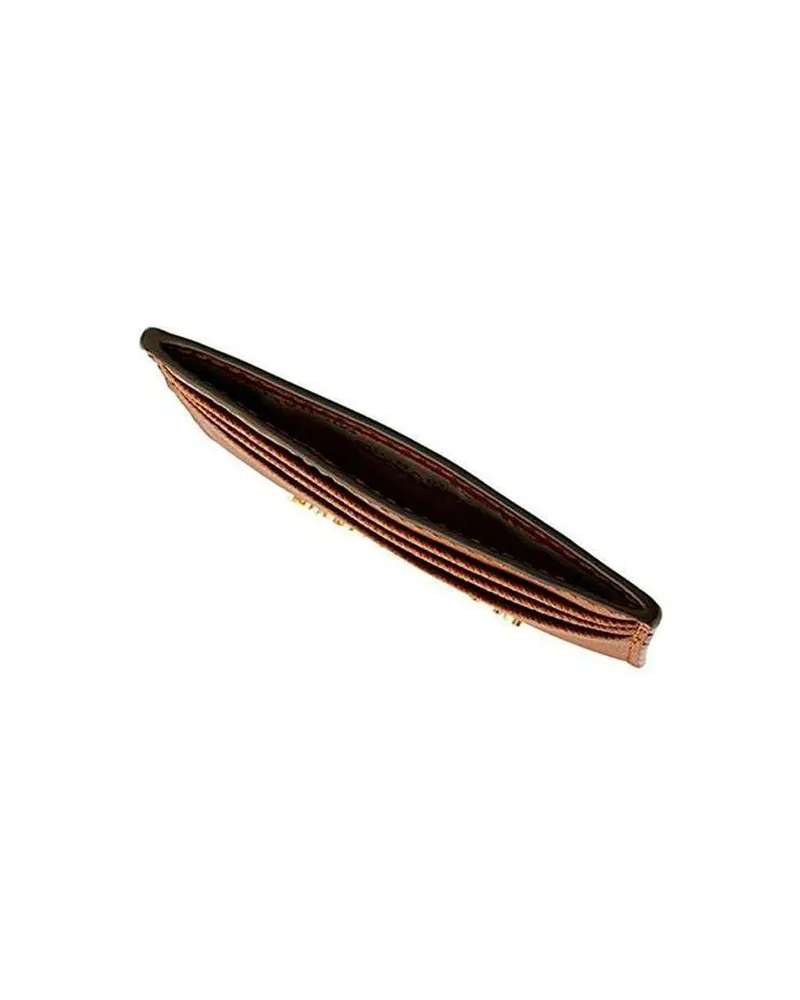 Michael Kors Women's Card Holder Luggage Leather Bags Card-holders Brown