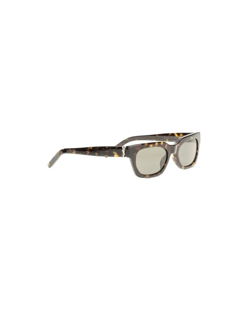 Saint Laurent Women's Brown Acetate Sunglasses Brown