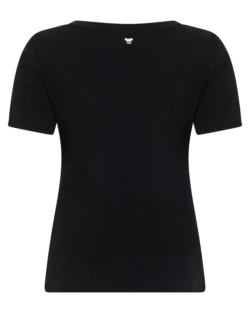 Max Mara Women's T-Shirt Cotton Black T-Shirts & Jerseys Black