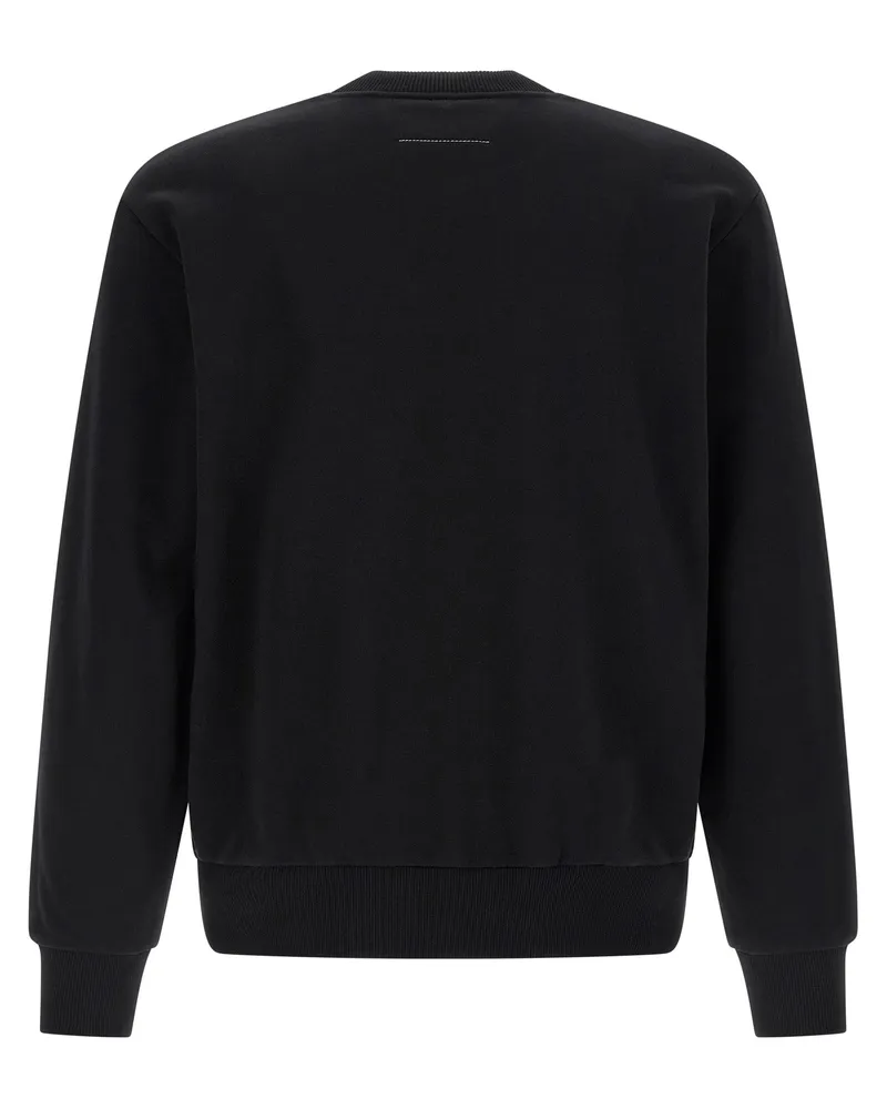 Maison Margiela Men's Black Cotton Sweatshirt Clothing Black