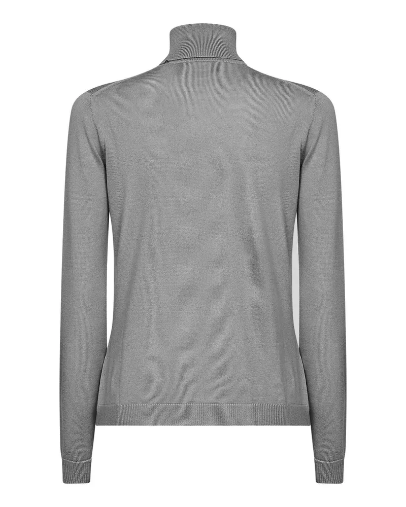 Blanca Women's Turtleneck Sweater, Virgin Wool, Green Green
