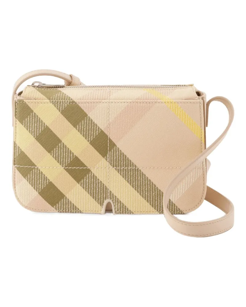 Burberry Women's Snip Small Crossbody -  Synthetic Pink Bags Crossbodies Beige