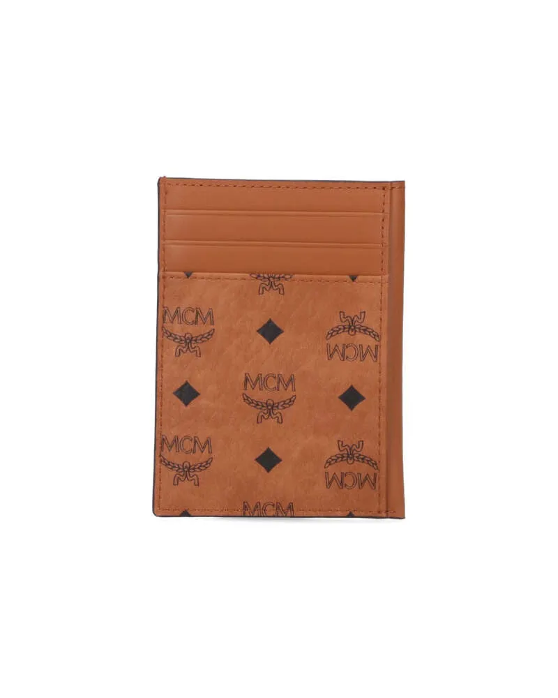 MCM Men's Wallets Brown Polyurethane Brown