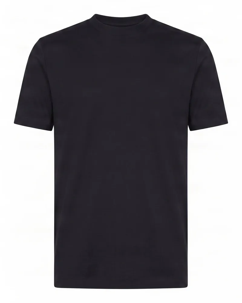 HUGO BOSS Crew Neck Cotton T-Shirt — Black Black