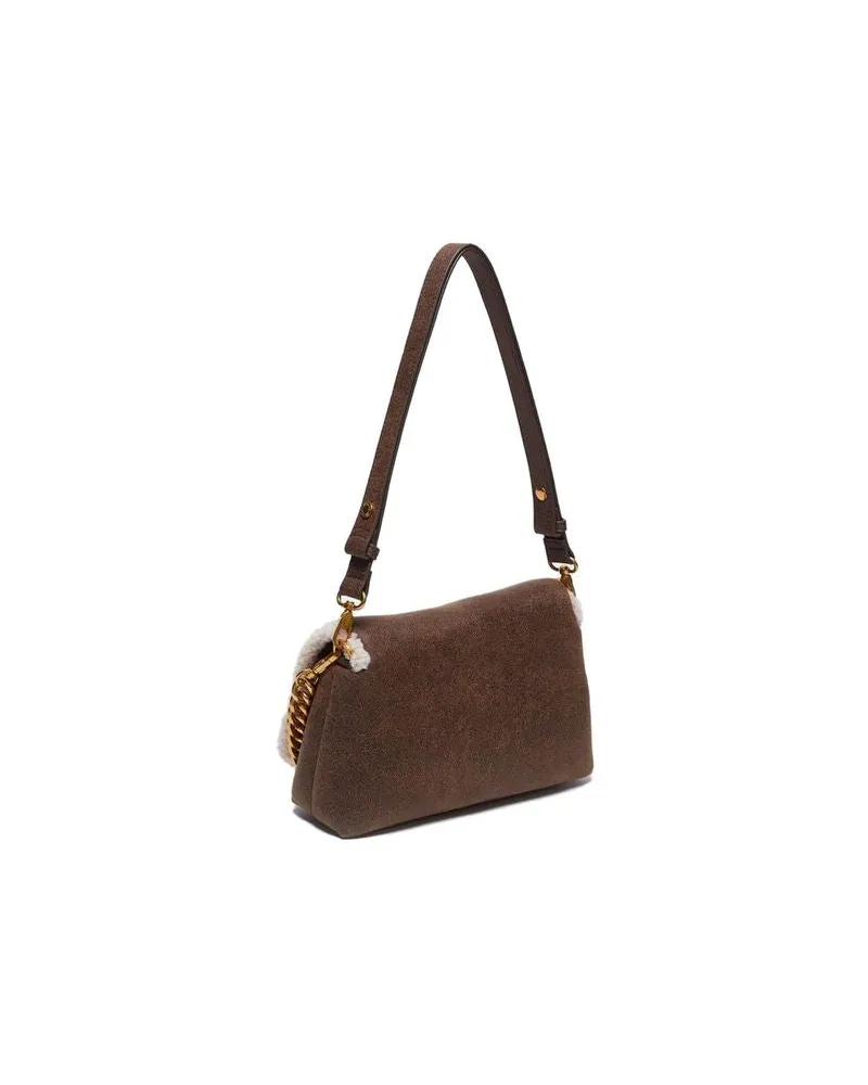 Liu Jo Women's Shoulder Bag Mocha Polyurethane - Shoulder-Bags Mocha