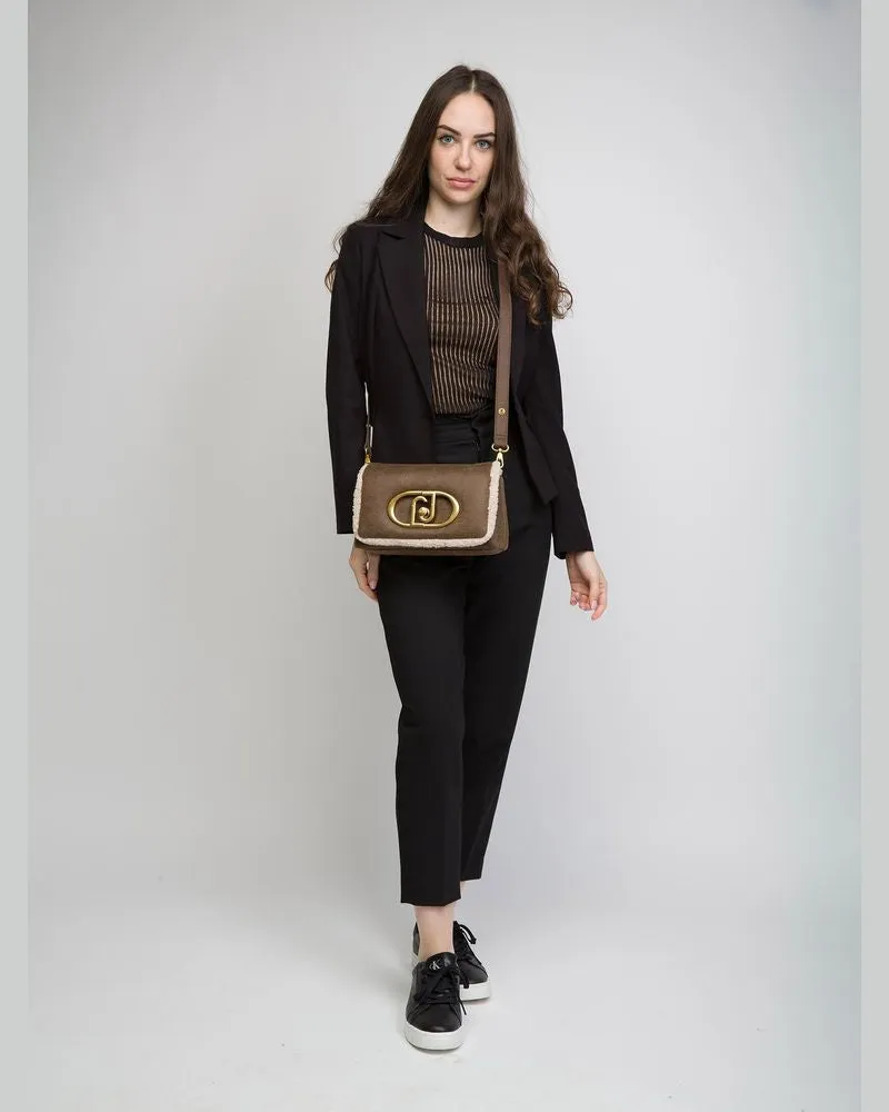 Liu Jo Women's Shoulder Bag Mocha Polyurethane - Shoulder-Bags Mocha