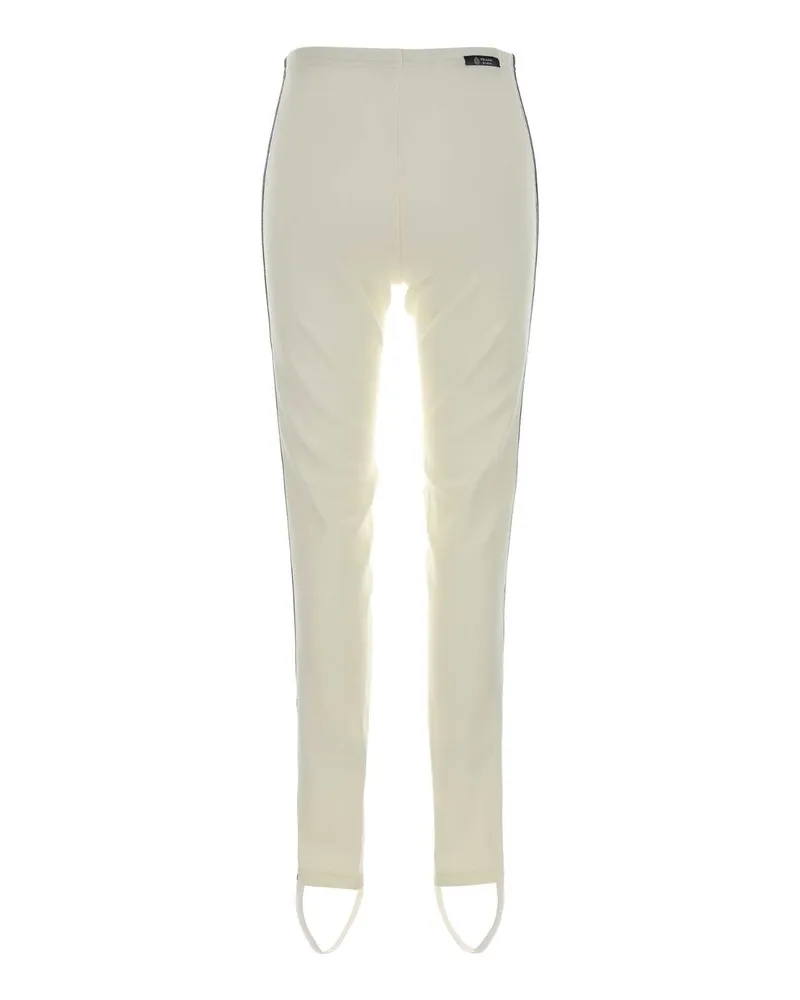 Prada Women's Ivory Polyester Leggings Avorio Exterior Exterior: Trousers White