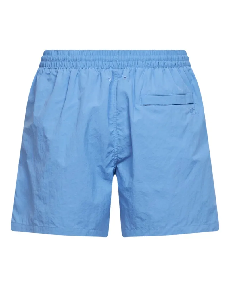Burberry Men's Swim Shorts Cornflower Blue Nylon Light Polyamide Beachwear Sea Clothing Blue