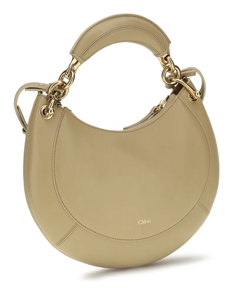 Chloé Marcie Shoulder Bag — Beige Beige
