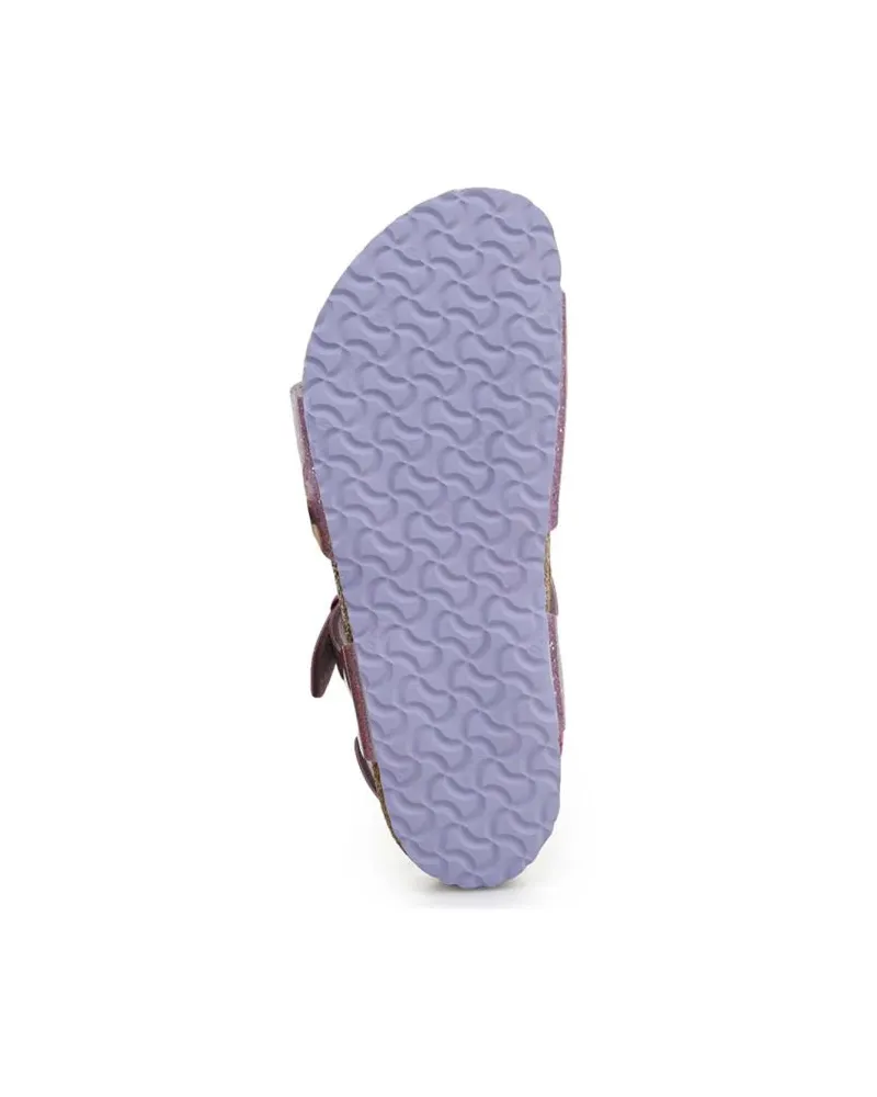 Birkenstock Logo-Accented Synthetic Sandals — Purple Purple