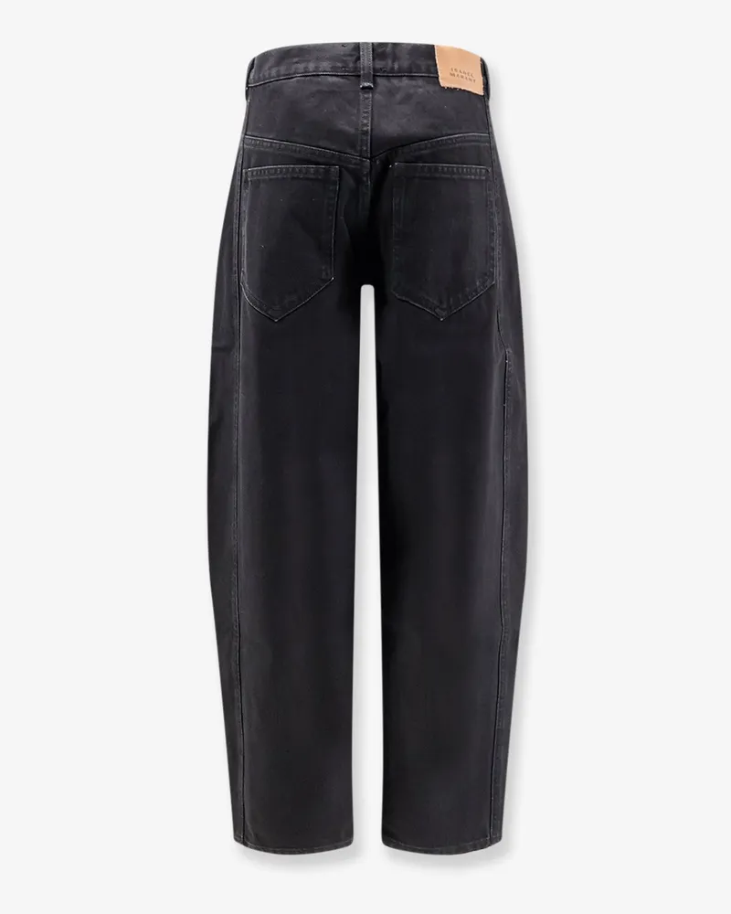 Isabel Marant Women's Trousers Oriane Black Denim Cotton Black