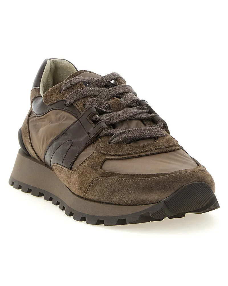 Brunello Cucinelli Active Sneaker — Brown Brown