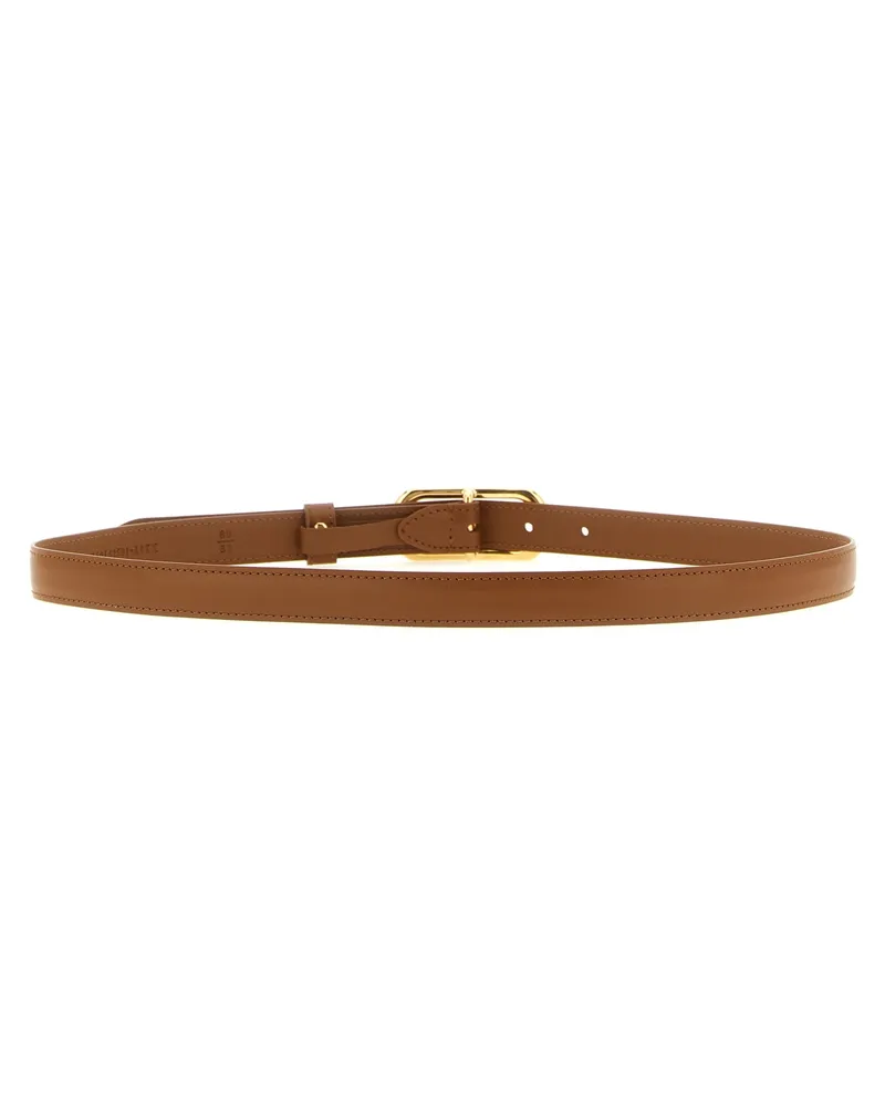 Fendi Women's Brown Calfskin Regular Belt Brown