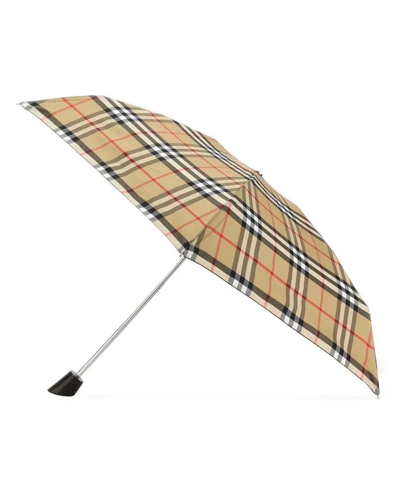 Burberry Women's Embroidered Fabric Umbrella Sand Ombrelli Sand