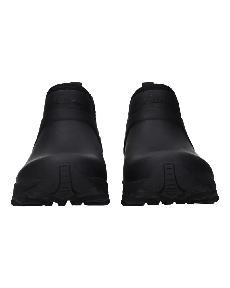 Givenchy Men's Black Cotton Ankle Boots Black