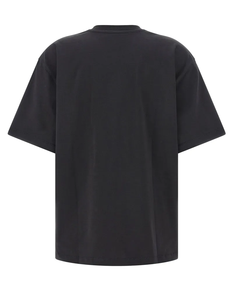 Ganni Tiger Graphic Print T-shirt — Black Black