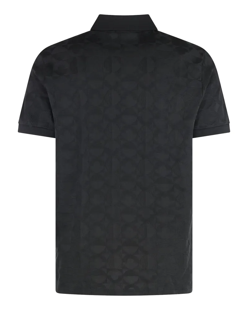 HUGO BOSS Cotton Piqué Polo Shirt — Black Black