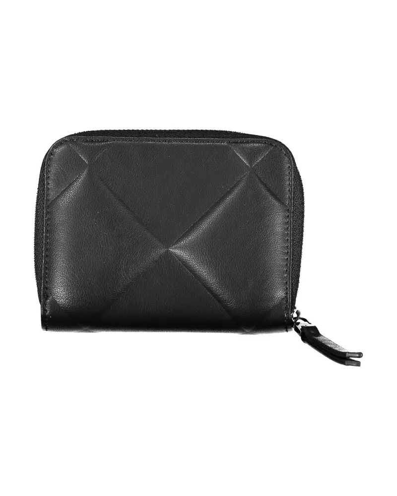 Calvin Klein Quilted Leather Wallet — Black Black