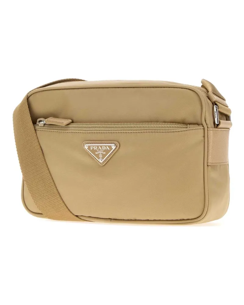 Prada Women's Beige Re-Nylon Crossbody Bag Cammello Borse A Tracolla Beige