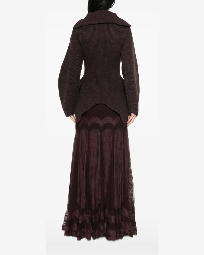 Zimmermann Valiant Sweater — Brown Brown