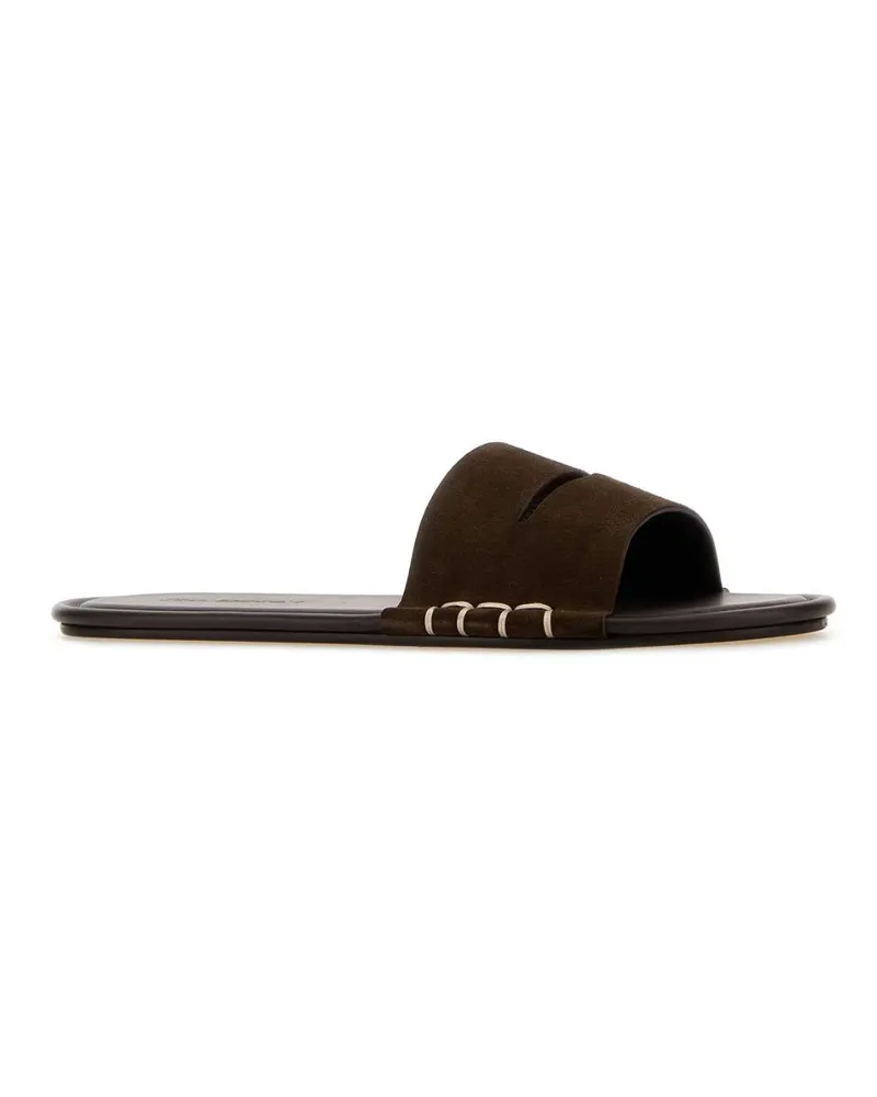 J.W.Anderson Women's Loafer Brown Split Cow Suede Brown