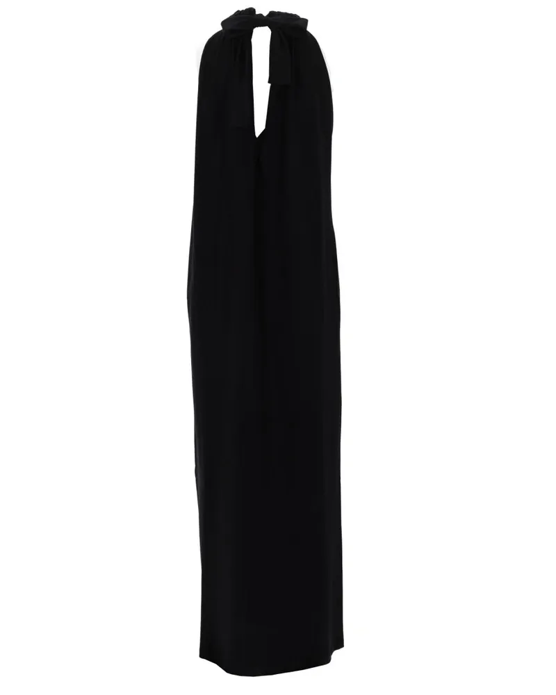 NUDE Cotton Maxi Dress — Black Black