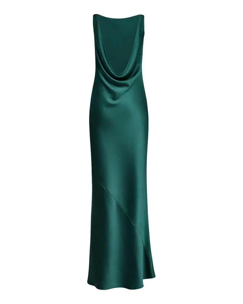 Blanca Women's Dress Anjea Malachite Satin Green Polyester Green