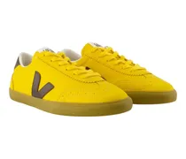 Women's Volley Sneakers Yellow Calfskin