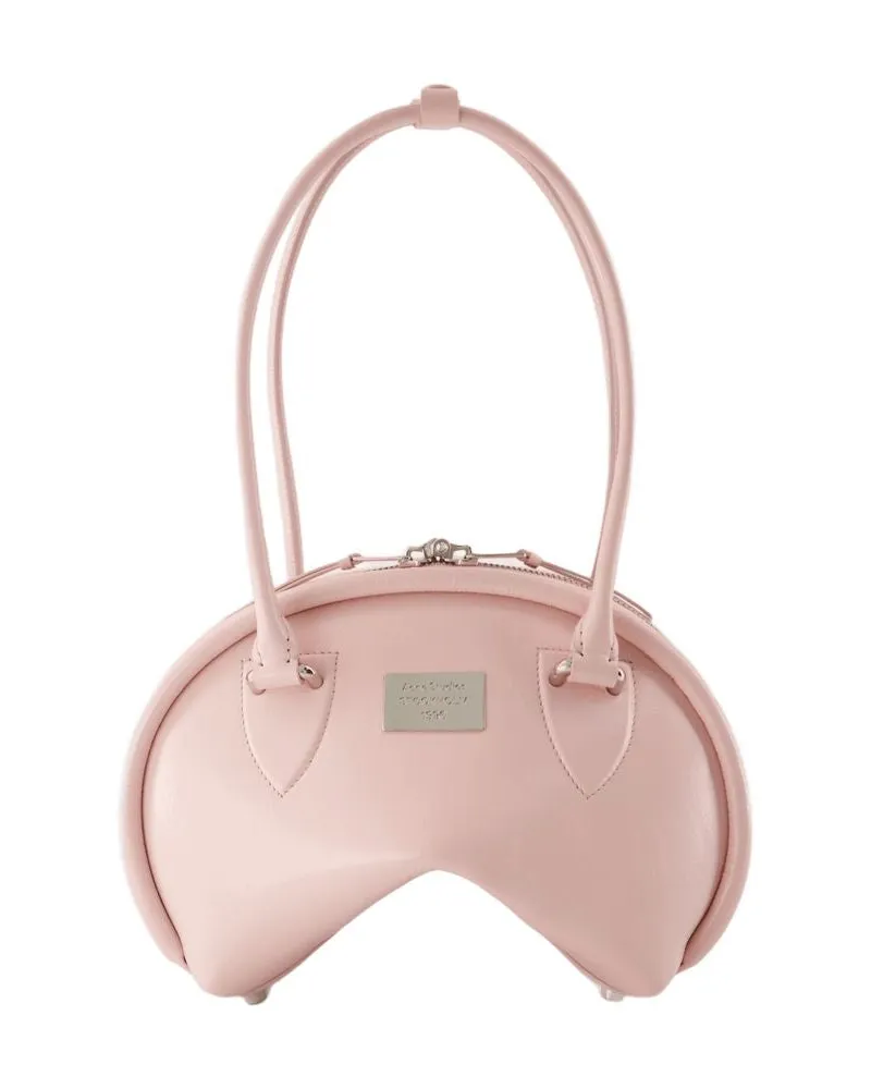 Acne Studios Women's Bowlina Mini Shoulder Bag -  Leather Pink Calfskin Shoulder-Hobo-Bags Pink