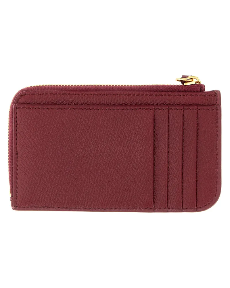 Valentino Garavani Card Case — Burgundy Burgundy