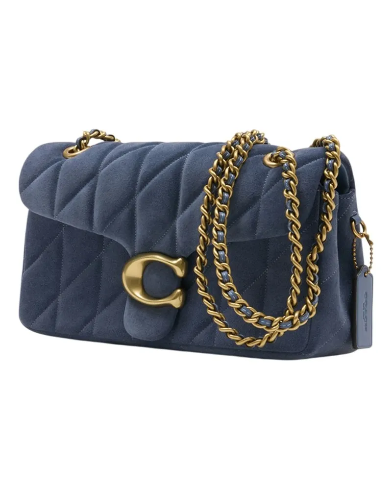 Coach Women's Tabby 26 Chain Shoulder Bag -  Leather Blue Calfskin Shoulder-Hobo-Bags Navy