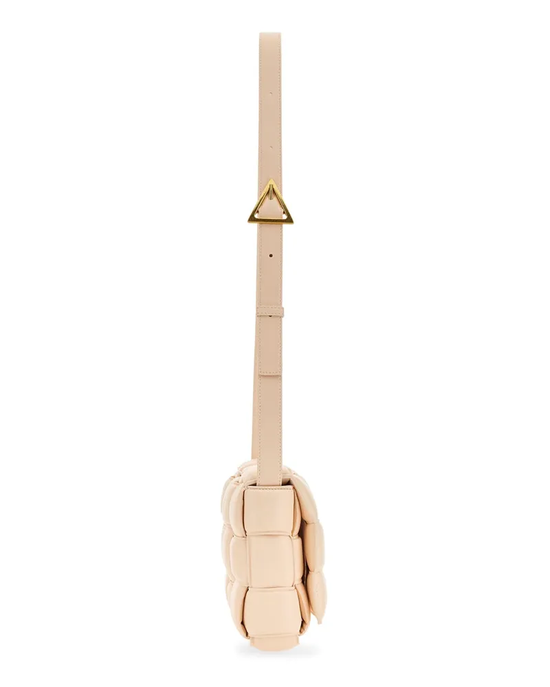 Bottega Veneta Women's Shoulder Bag Padded Cassette Powder Leather Beige